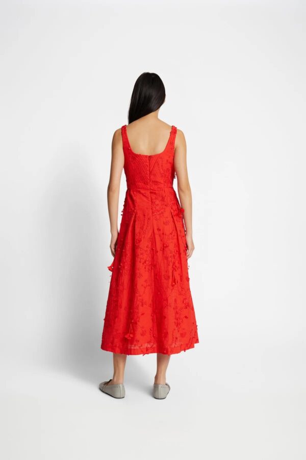 Fronia jurk van Munthe - rood - Afbeelding 2