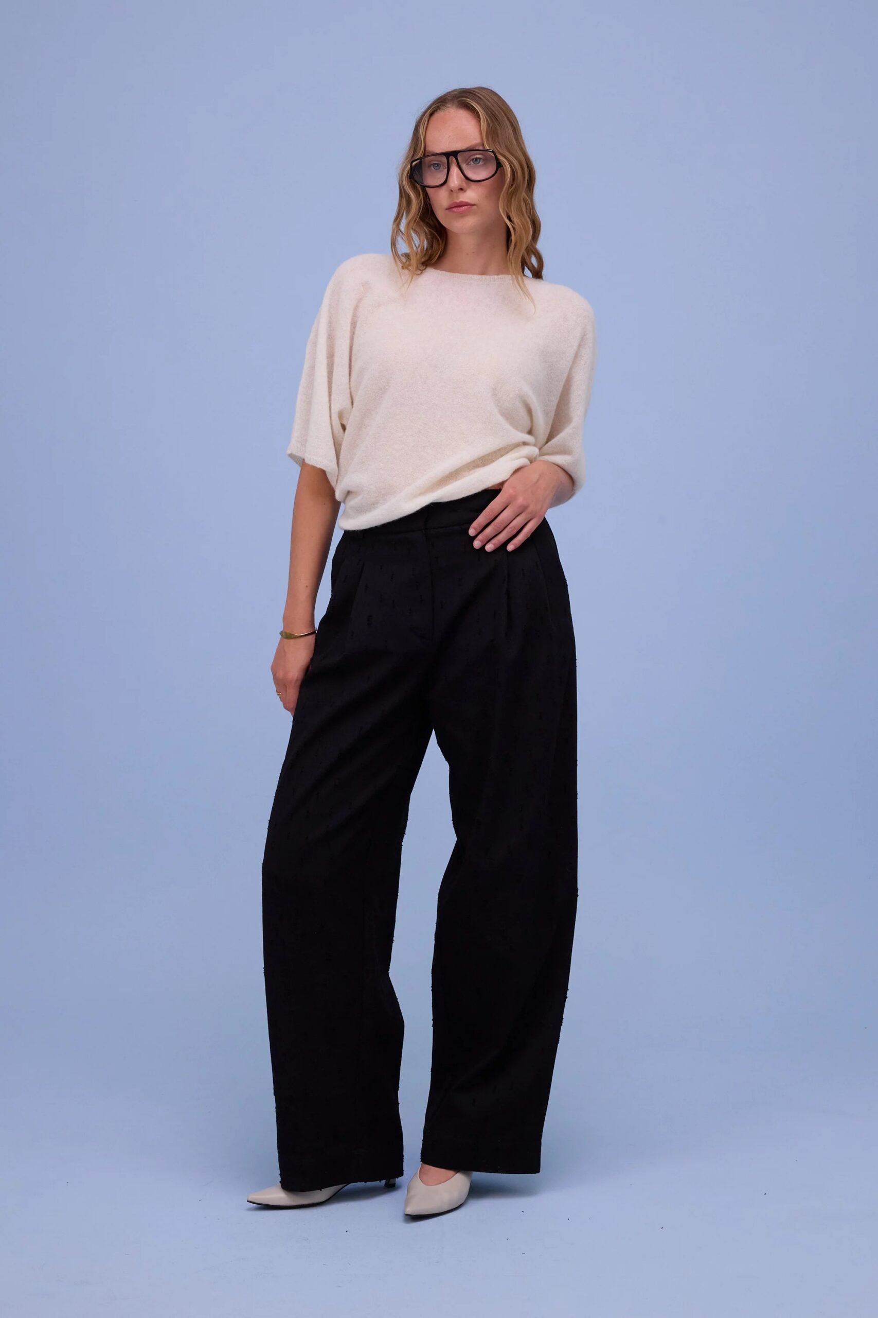 Nathalie Vleeschouwer: Haarlem top in off-white