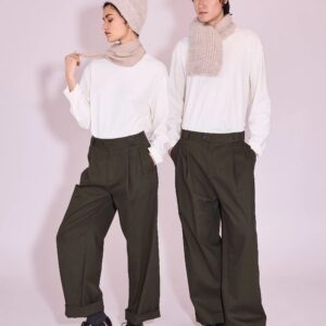 Nathalie Vleeschouwer: Justo broek in winter moss