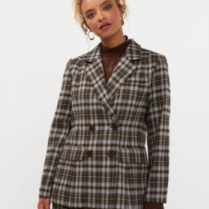Ydence : Blazer Novalee in ruit